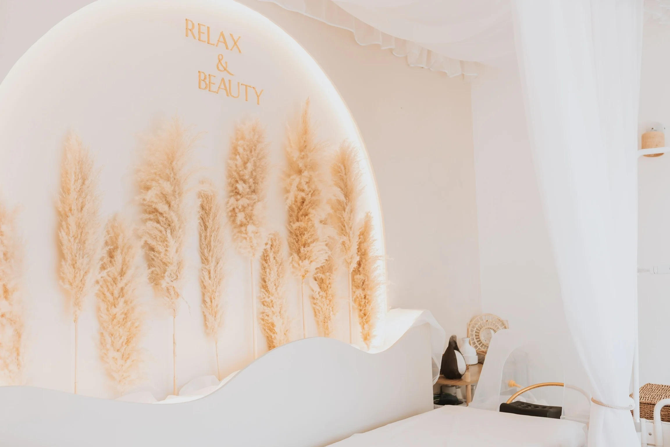 Wnętrze studia Relax&Beauty przy ul. Chłopskiej 17 w Kębłowie
